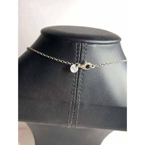 2019 Or Paz Israel PZ Sterling Silver 925 Pear beaded Necklace 18" 17.3 grams - Picture 3 of 3